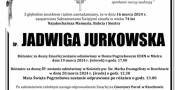 Pożegnanie profesor Jadwigi Jurkowskiej.